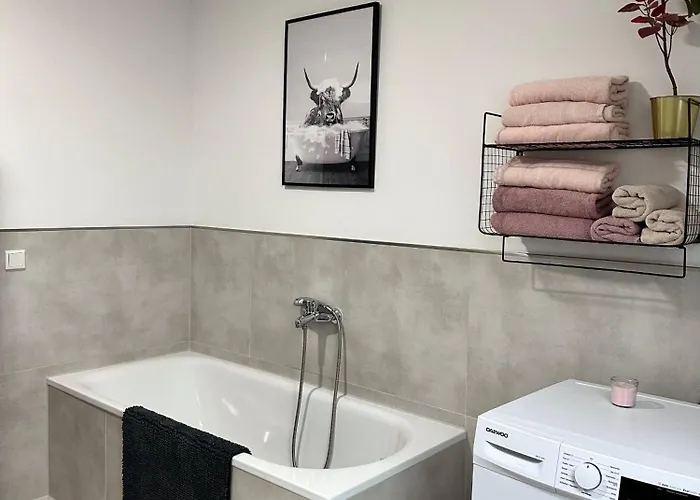 148qm Apartment, Naehe Duesseldorf, 4 Schlafzimmer, Privater Parkplatz Apartment Duisburg